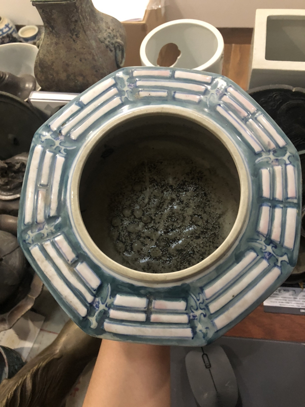 古玩陶瓷花卉紋蓋罐(精品)拍賣,當前價格299元