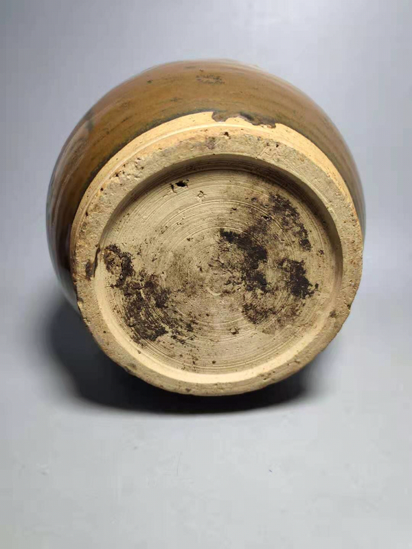 古玩陶瓷元代?紫金釉雙系罐拍賣,當前價格2300元