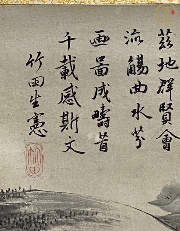 古玩字畫群賢會真品鑒賞圖