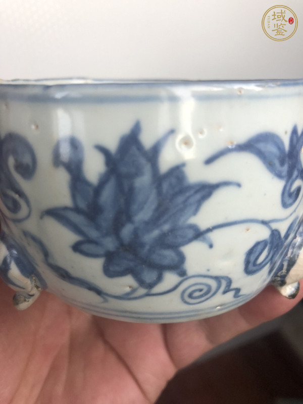 古玩陶瓷青花爐真品鑒賞圖