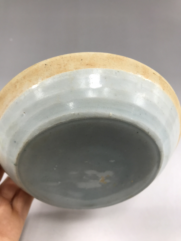 古玩陶瓷南宋湖田窯水波五條魚紋筆洗拍賣,當前價格5000元