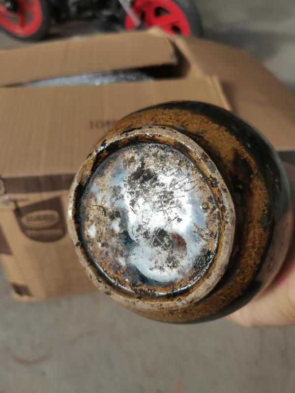 古玩陶瓷磁州窯窯變黑釉玉壺春瓶,漂亮拍賣,當前價格999元