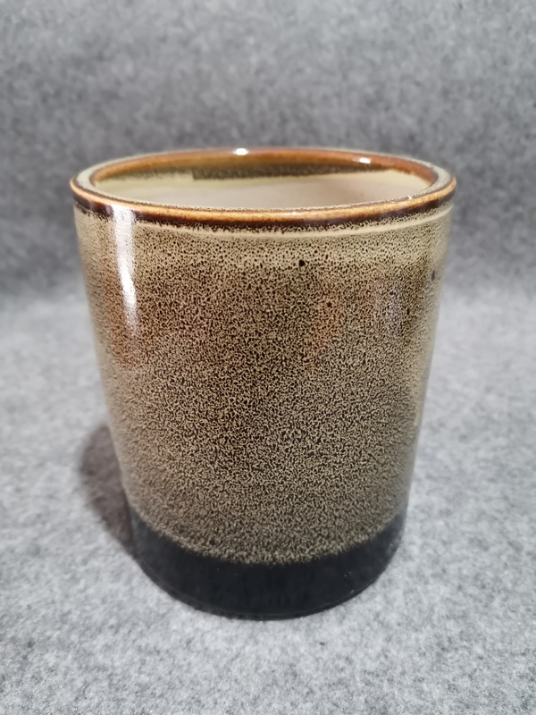 古玩陶瓷磁州窯褐釉窯變筆筒拍賣,當(dāng)前價(jià)格500元