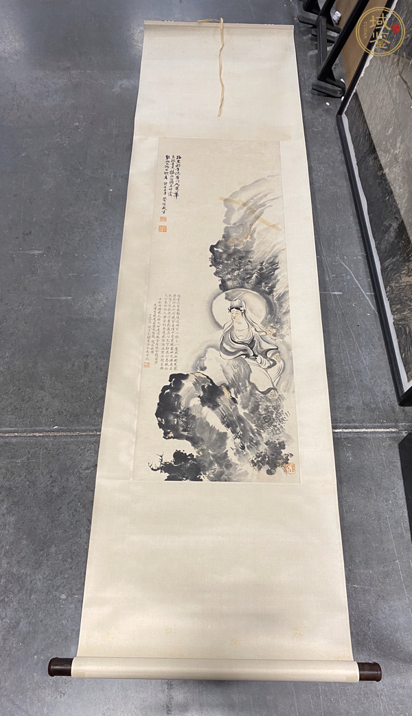 古玩字畫(huà)葉曼殊觀音真品鑒賞圖