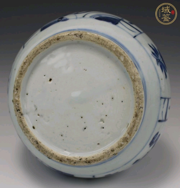 古玩陶瓷青花海馬紋軍持真品鑒賞圖