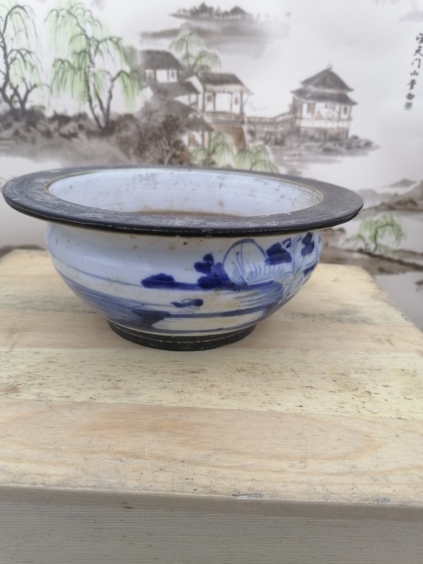 古玩陶瓷康熙青花鐘式杯拍賣,當前價格16800元