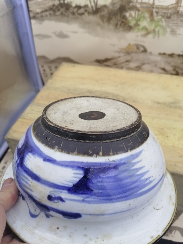 古玩陶瓷康熙青花鐘式杯拍賣,當前價格16800元