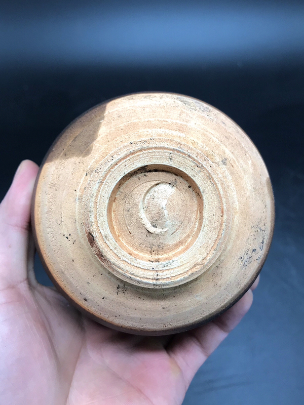 古玩陶瓷南宋吉州窯醬釉茶入拍賣,當前價格1500元