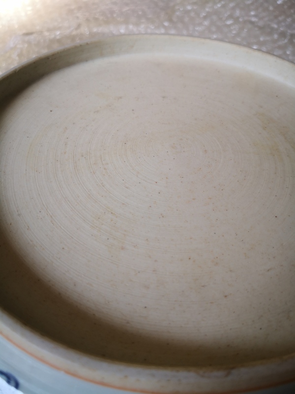 古玩陶瓷雍正青花過墻龍盤拍賣,當前價格10000元