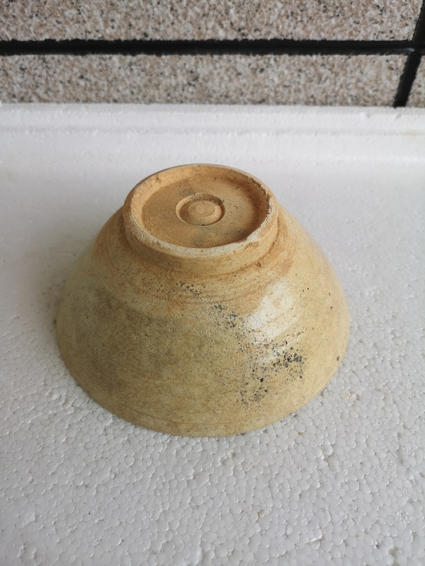 古玩陶瓷澀圈圈足碗拍賣,當前價格456元