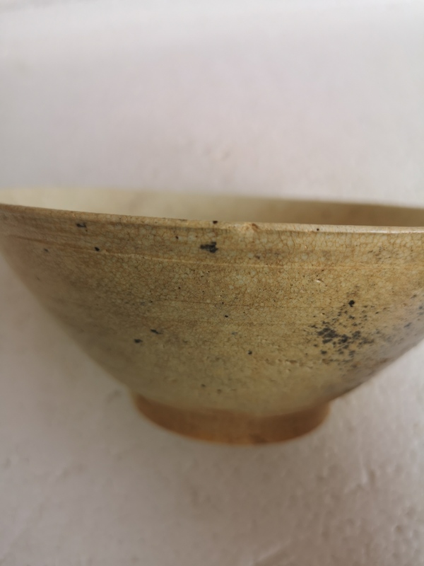 古玩陶瓷澀圈圈足碗拍賣,當前價格456元