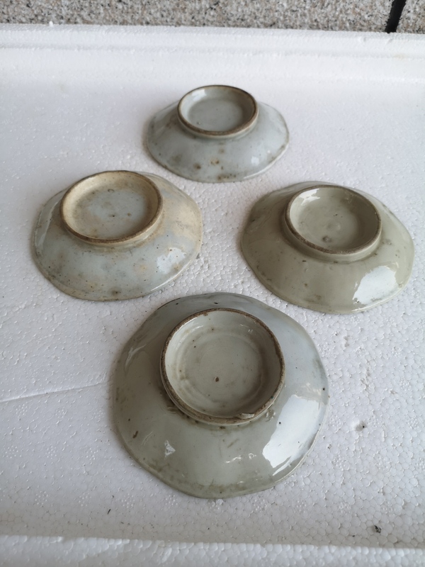 古玩陶瓷花卉紋彩繪盤拍賣,當前價格398元