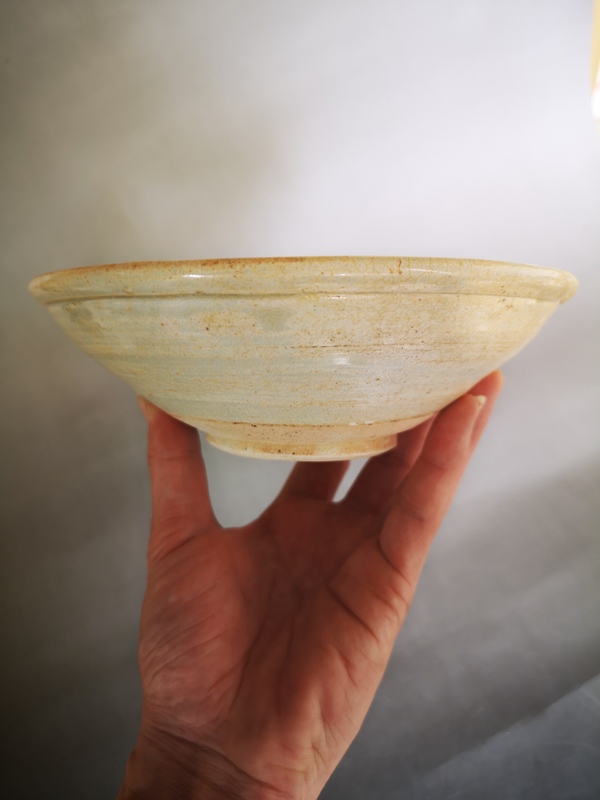 古玩陶瓷【實物保真】宋元.仿邢窯青白釉唇口盞碗拍賣,當前價格1680元