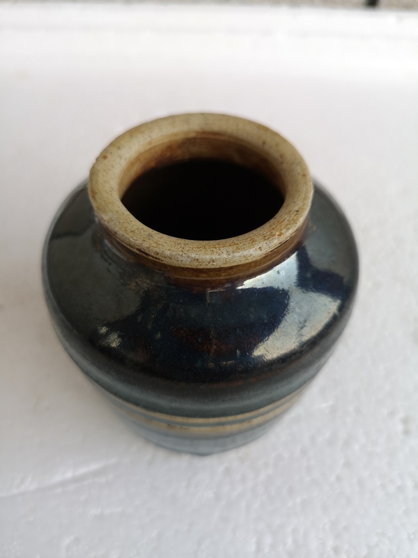 古玩陶瓷黑釉罐拍賣,當(dāng)前價(jià)格350元