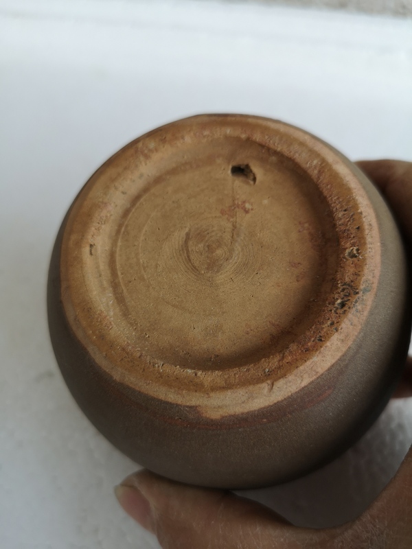 古玩陶瓷醬釉蓋罐拍賣(mài),當(dāng)前價(jià)格345元