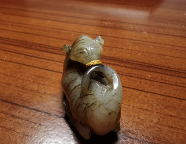 古玩玉器瑞獸拍賣,當(dāng)前價格8500元