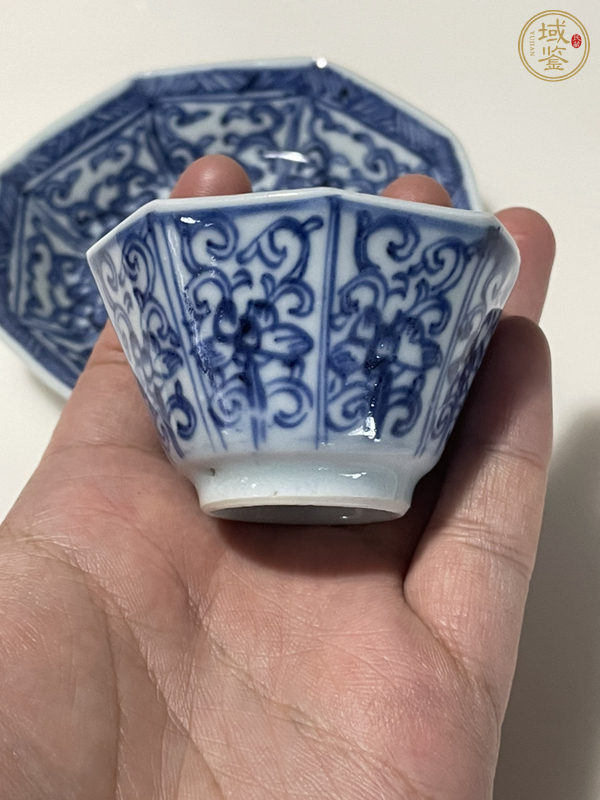 古玩陶瓷青花杯盤真品鑒賞圖