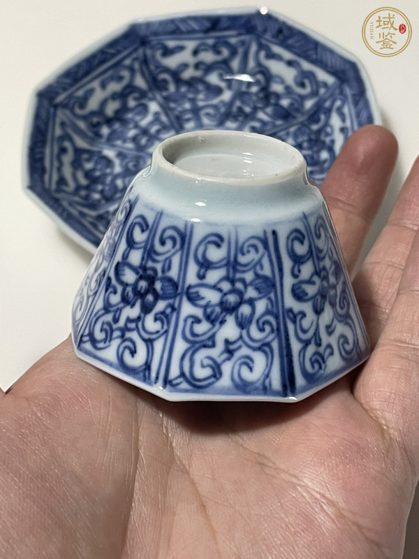 古玩陶瓷青花杯盤真品鑒賞圖