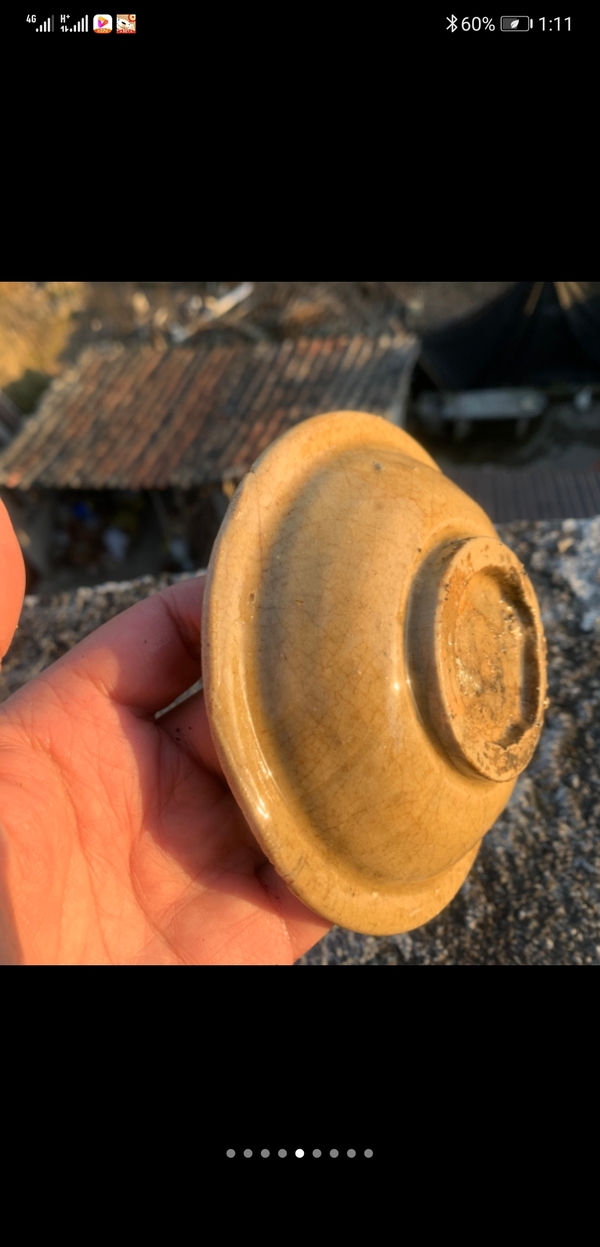 古玩陶瓷龍泉窯青釉盤拍賣,當前價格600元