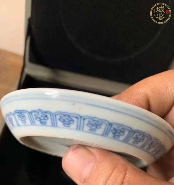 古玩陶瓷青花盞托真品鑒賞圖