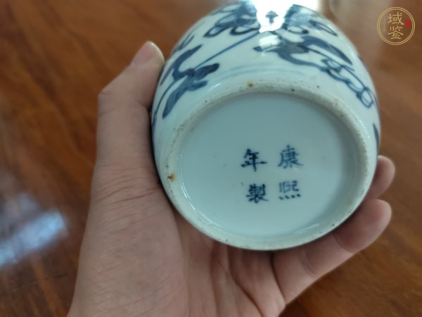 古玩陶瓷青花太師少保紋蓋罐真品鑒賞圖