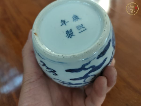 古玩陶瓷青花太師少保紋蓋罐真品鑒賞圖