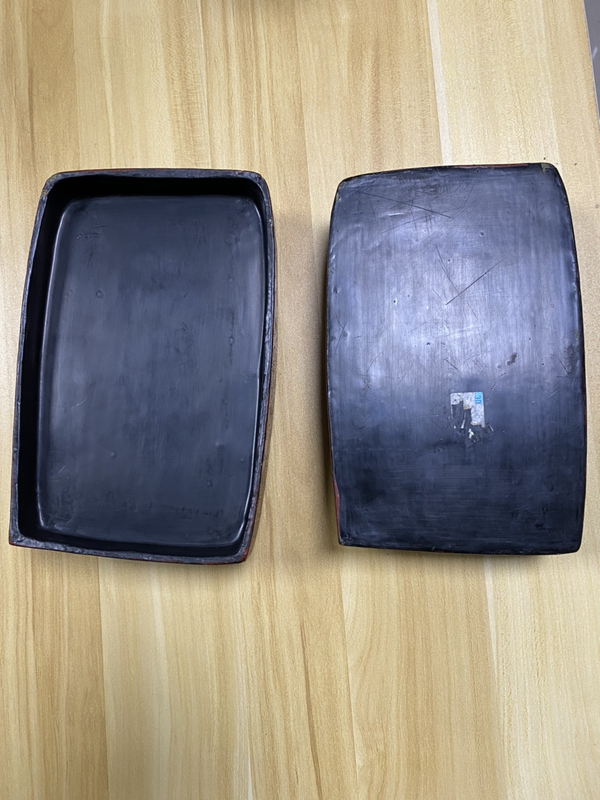 古玩陶瓷蘇州文物商店庫出 漆器鑲嵌粉彩瓷器蓋盒拍賣,當前價格980元