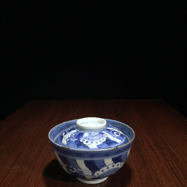 古玩陶瓷清末民初花卉蓋碗拍賣,當前價格778元