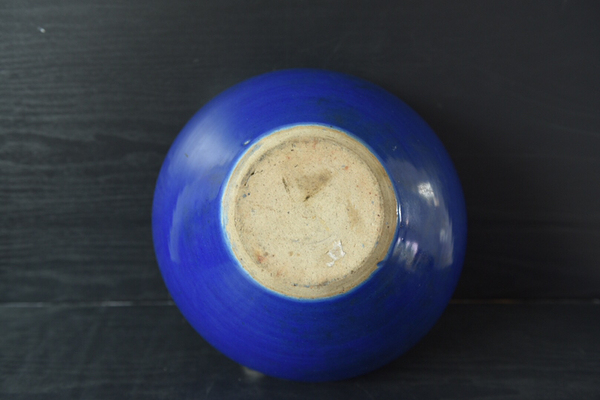 古玩陶瓷清中晚期霽藍(lán)釉香爐拍賣(mài),當(dāng)前價(jià)格1500元