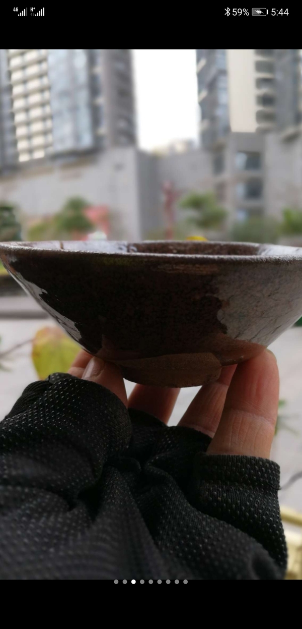 古玩陶瓷油滴釉碗拍賣,當(dāng)前價格100000元