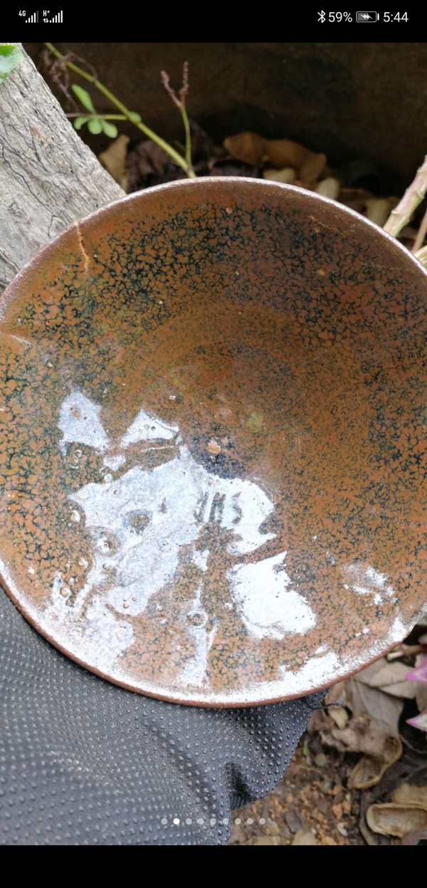 古玩陶瓷油滴釉碗拍賣,當(dāng)前價格100000元