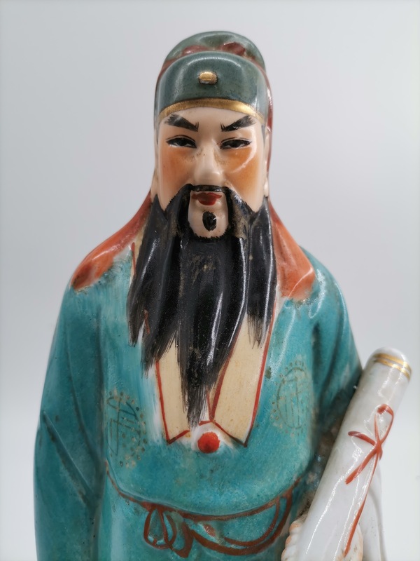 古玩陶瓷福星人物塑像拍賣,當前價格3000元