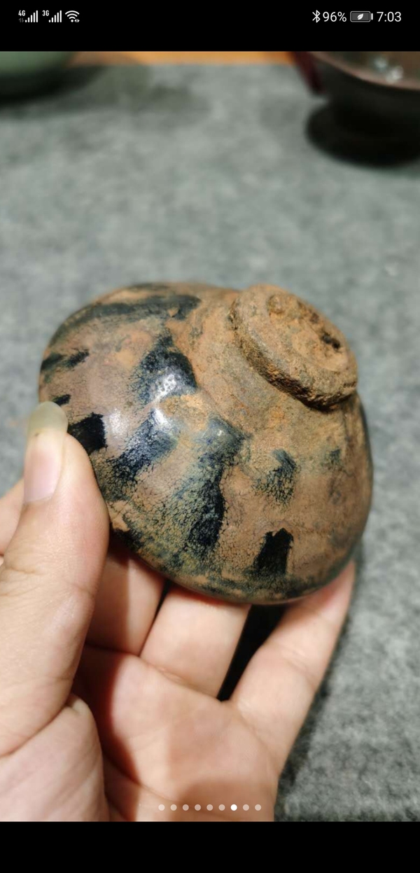 古玩陶瓷建盞油滴茶盞拍賣,當前價格120000元
