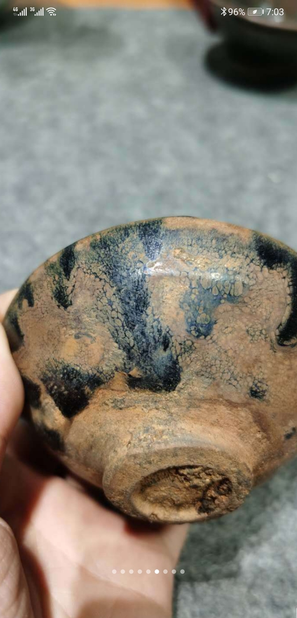 古玩陶瓷建盞油滴茶盞拍賣,當前價格120000元