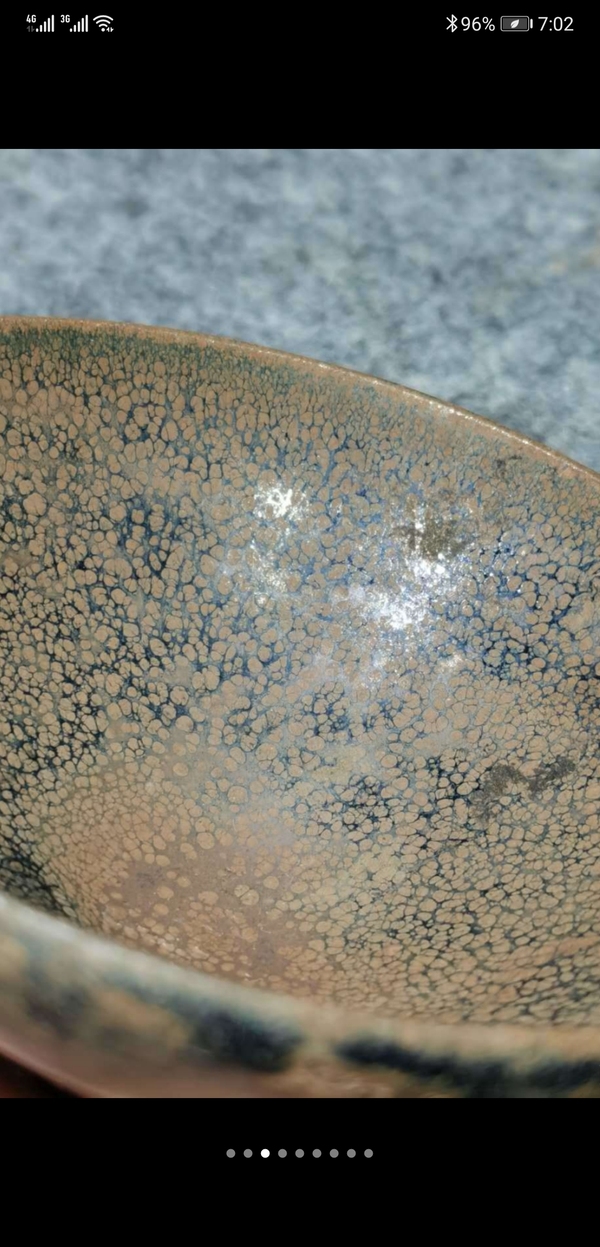 古玩陶瓷建盞油滴茶盞拍賣,當前價格120000元