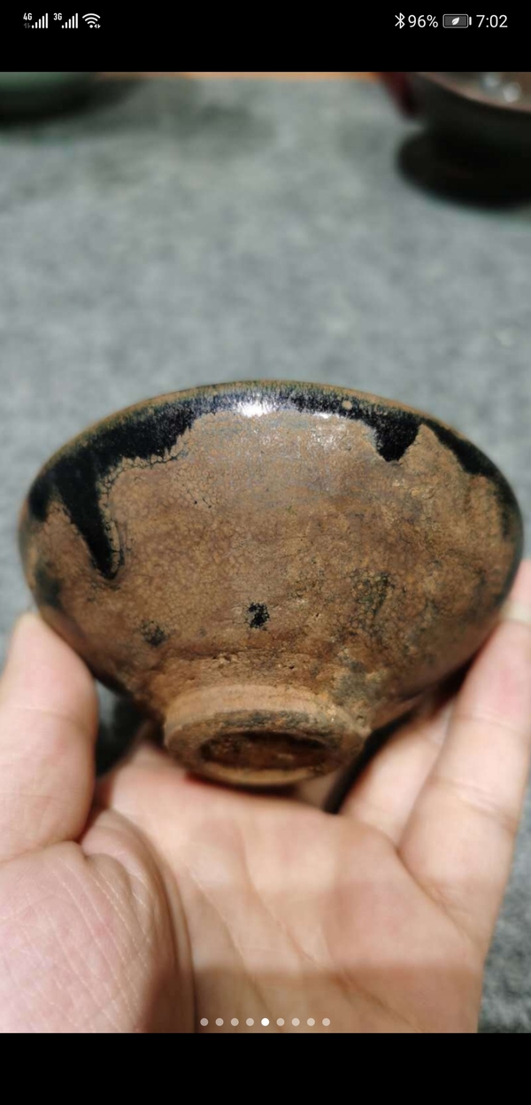 古玩陶瓷建盞油滴茶盞拍賣,當前價格120000元