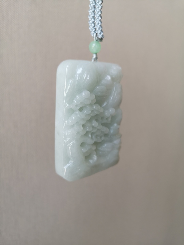 古玩玉器山水牌拍賣,當前價格1600元