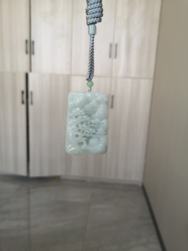 古玩玉器山水牌拍賣,當前價格1600元