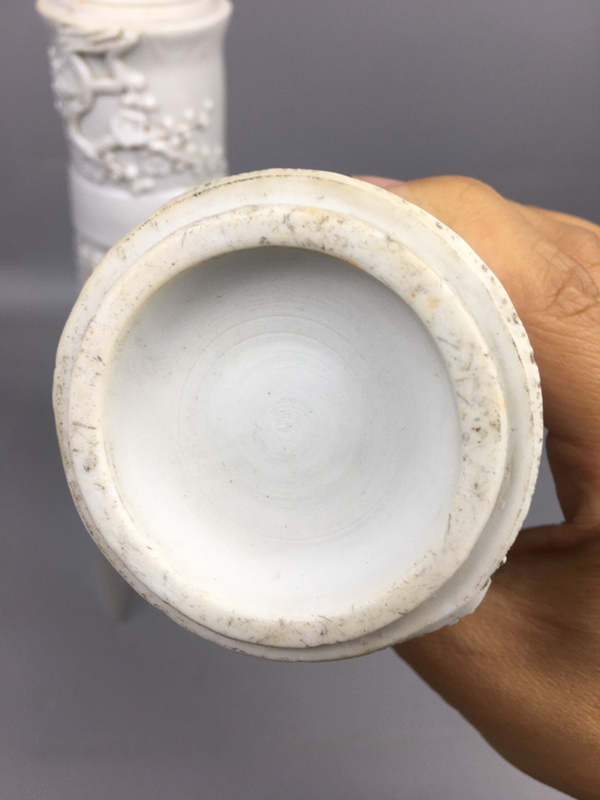 古玩陶瓷德化窯花觚拍賣,當前價格990元