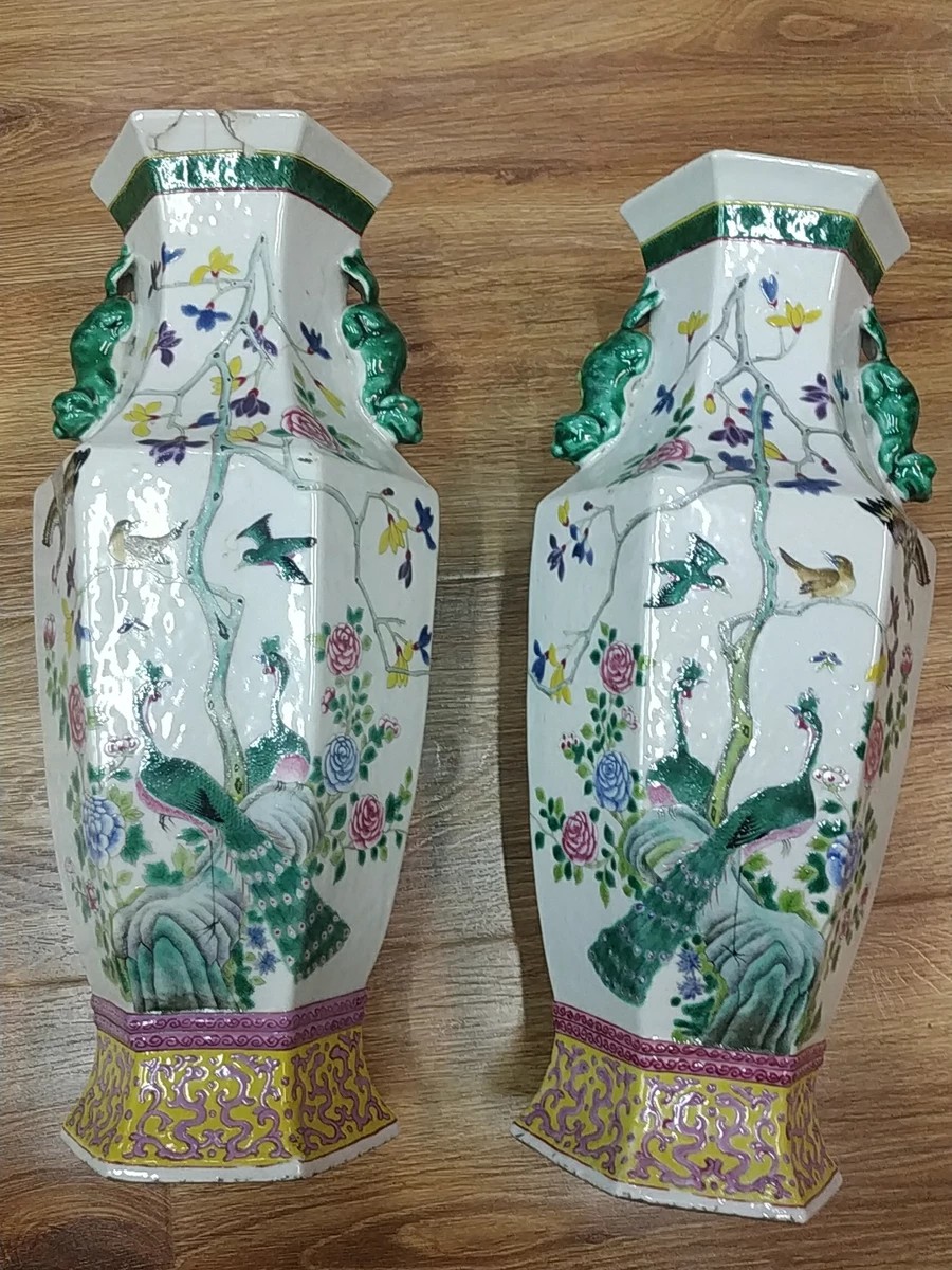 域鉴古玩】大清康熙年制六字三行款花鸟纹粉彩六方瓶鉴定结果_大 域鉴古玩】大清康熙年制六字三行款花鸟纹粉彩六方瓶鉴定结果_大