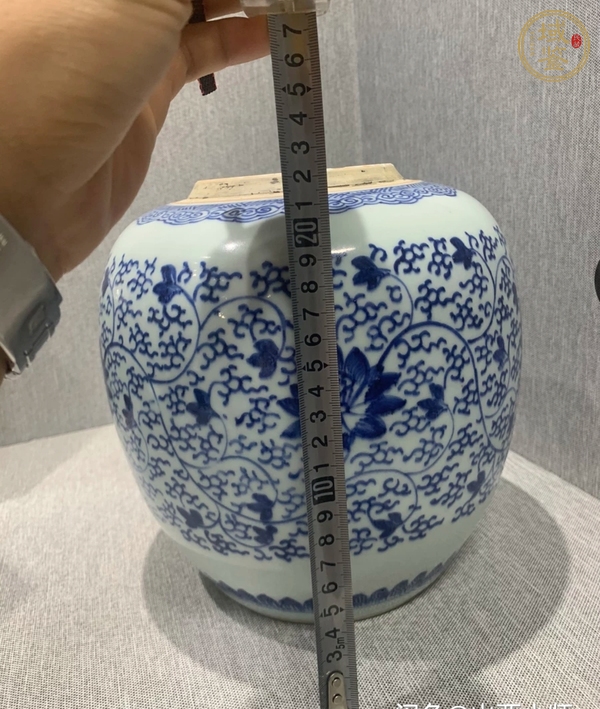 古玩陶瓷青花罐真品鑒賞圖