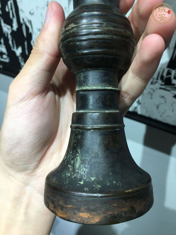 古玩銅器銅觚真品鑒賞圖