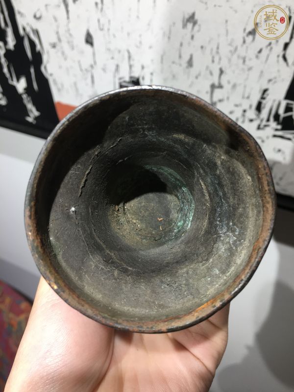 古玩銅器銅觚真品鑒賞圖