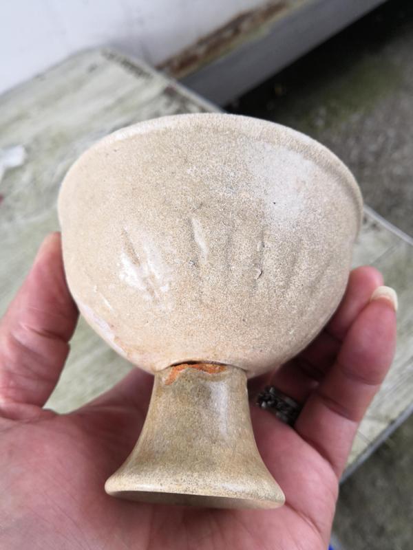 古玩陶瓷元龍泉高足杯拍賣,當前價格1999元