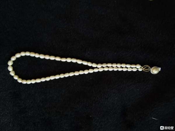 古玩杂项珍珠项链拍卖，当前价格196元