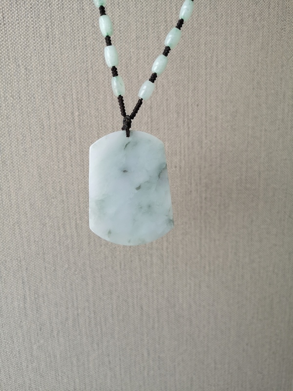 古玩玉器翡翠龍牌拍賣,當前價格567元
