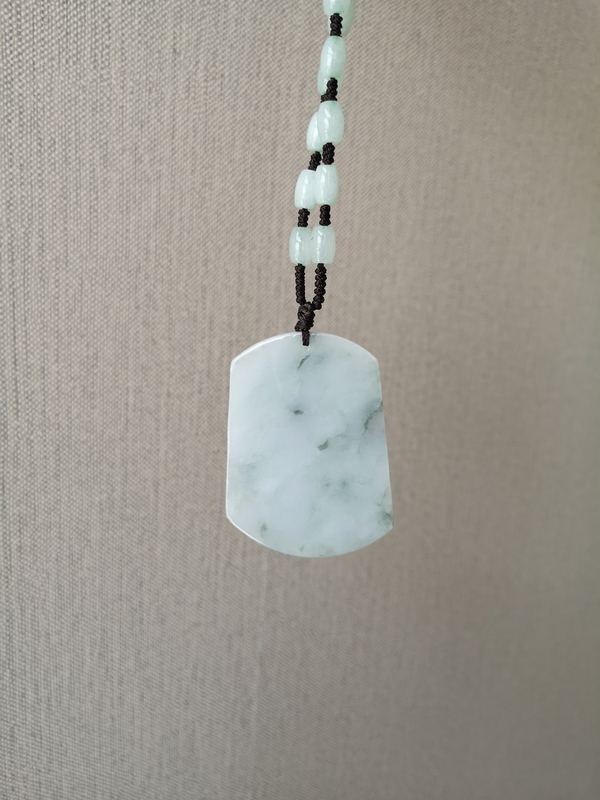 古玩玉器翡翠龍牌拍賣,當前價格567元
