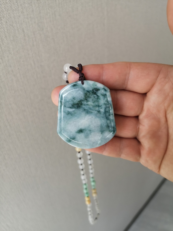 古玩玉器翡翠山水牌拍賣,當前價格678元