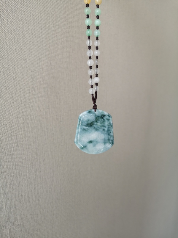 古玩玉器翡翠山水牌拍賣,當前價格678元