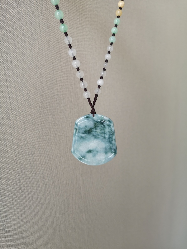 古玩玉器翡翠山水牌拍賣,當前價格678元